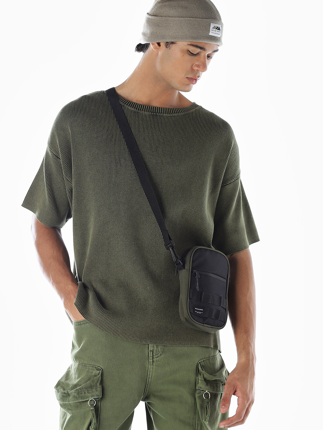 Washed Knitted Oversized T-shirt