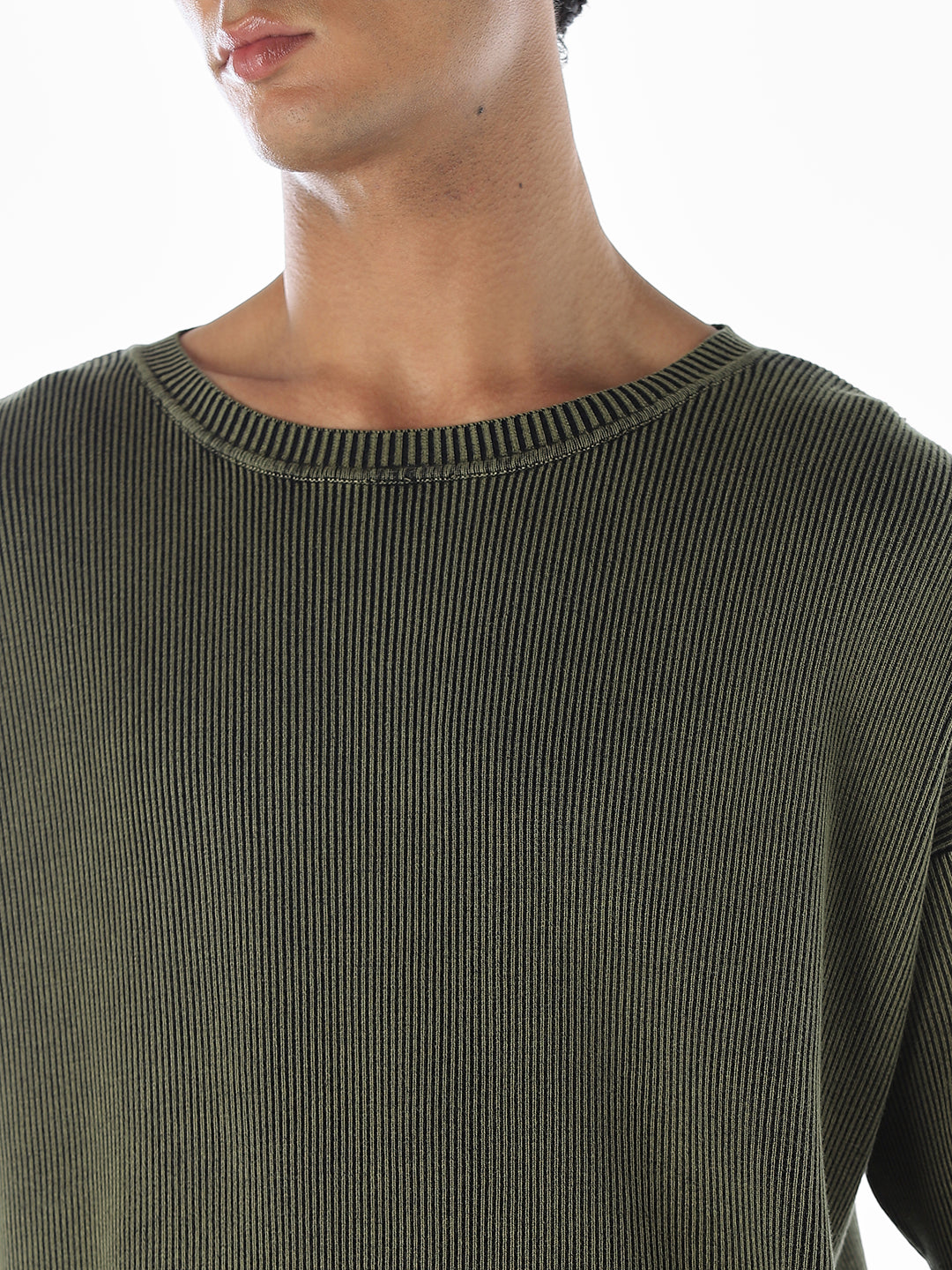 Washed Knitted Oversized T-shirt