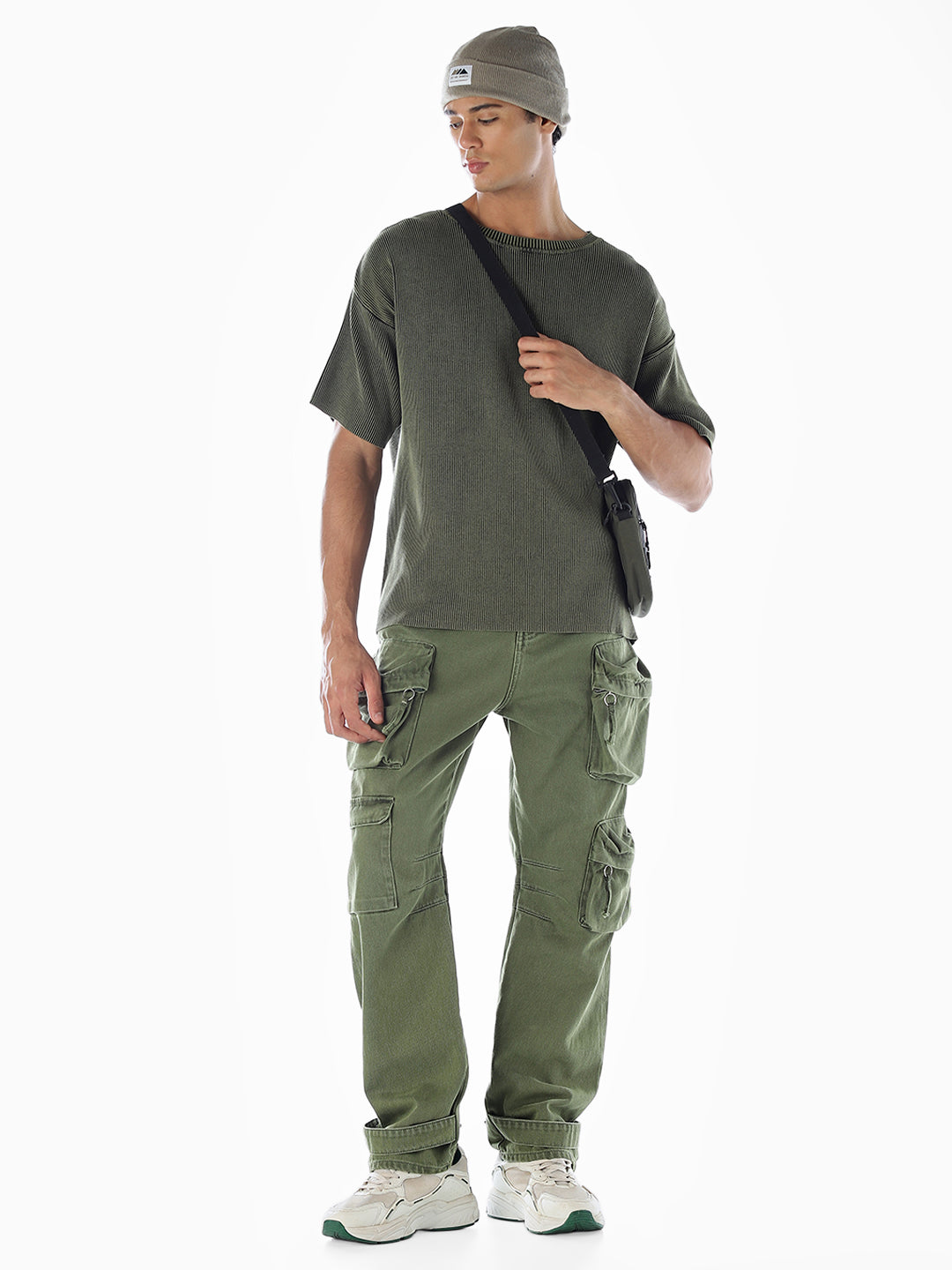 Washed Knitted Oversized T-shirt