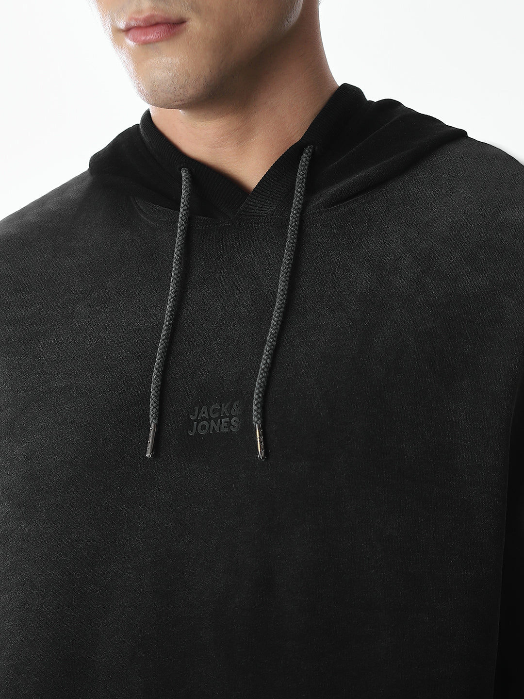 Light Wash Hooded Oversized Sweatshirt