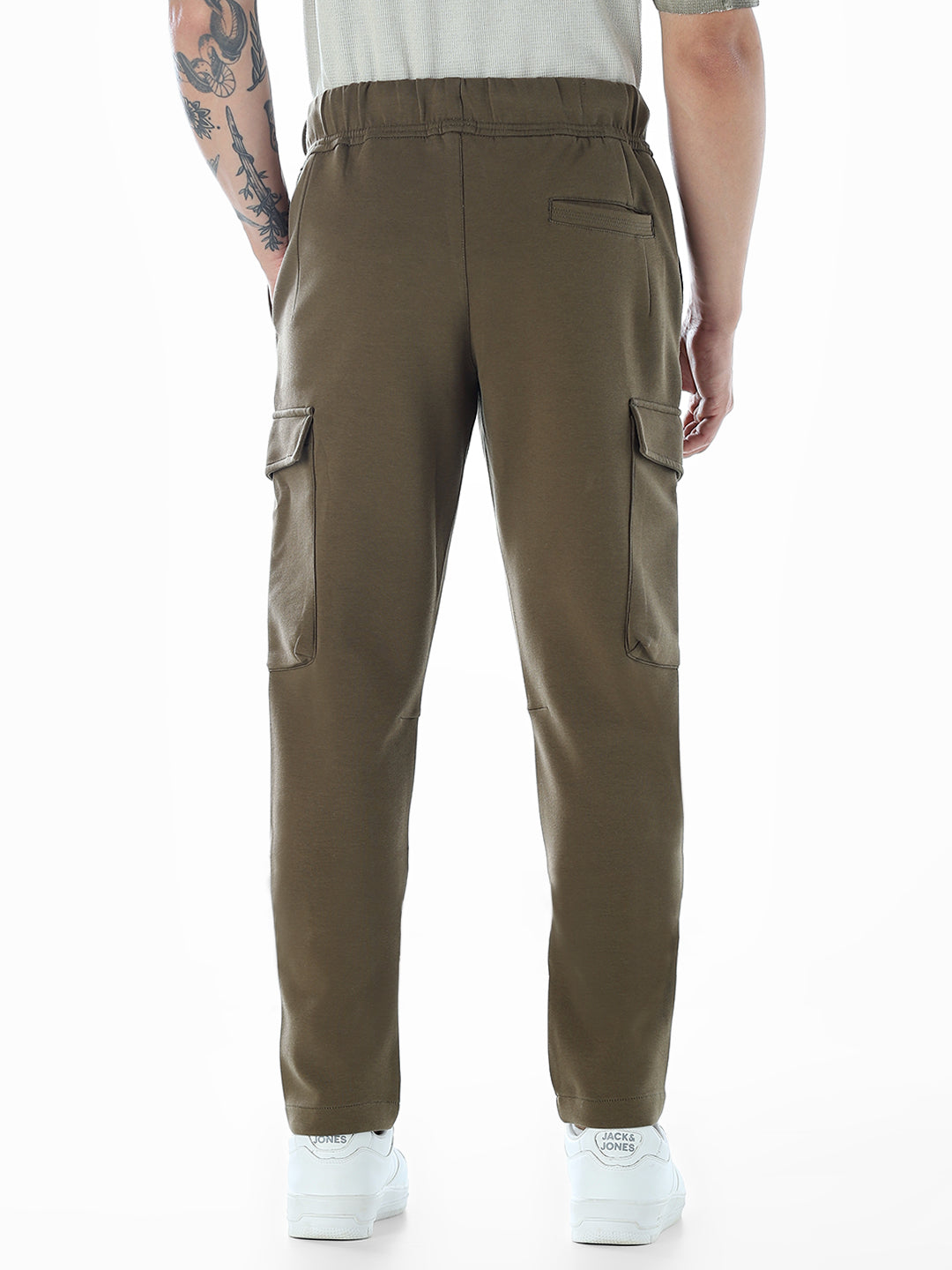 6 Pocket Loose Fit Sweatpants - Green