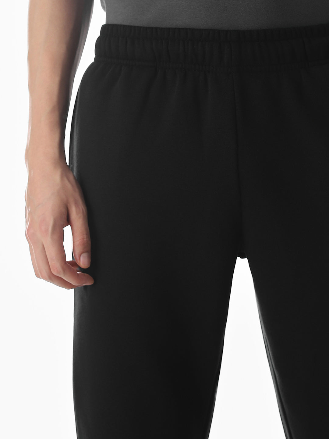 Black Typographic Sweatpants