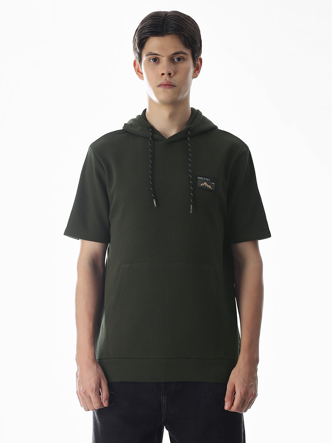 Dark Olive Hooded Sweatshirt