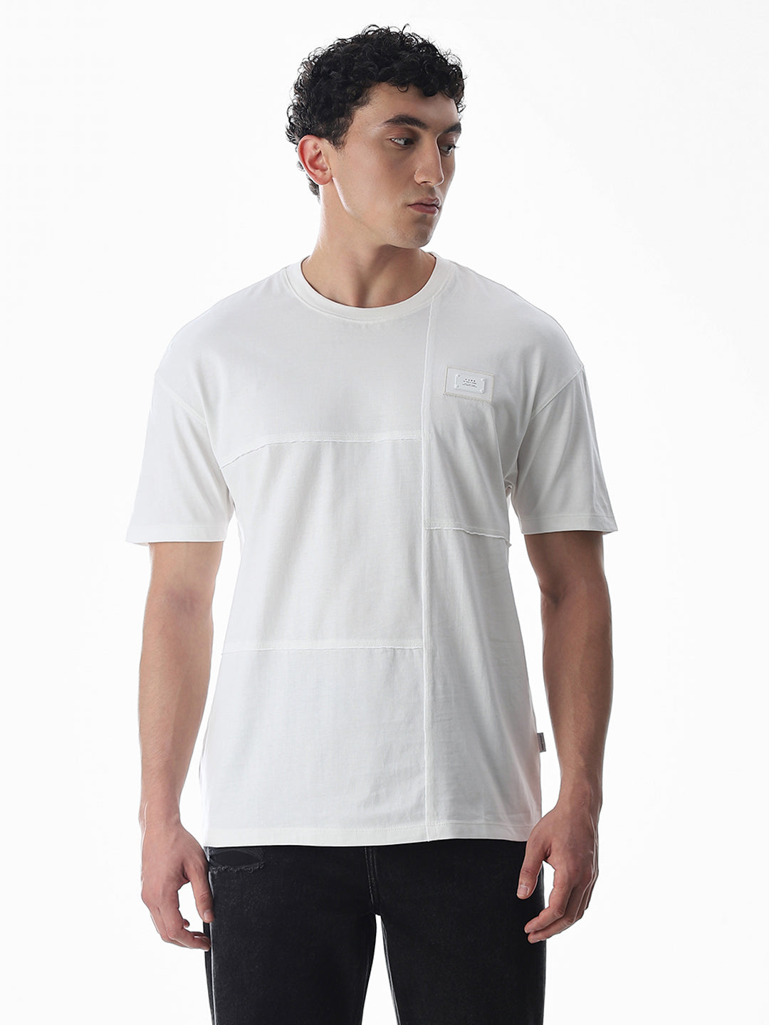 White Cotton Oversized T-shirt