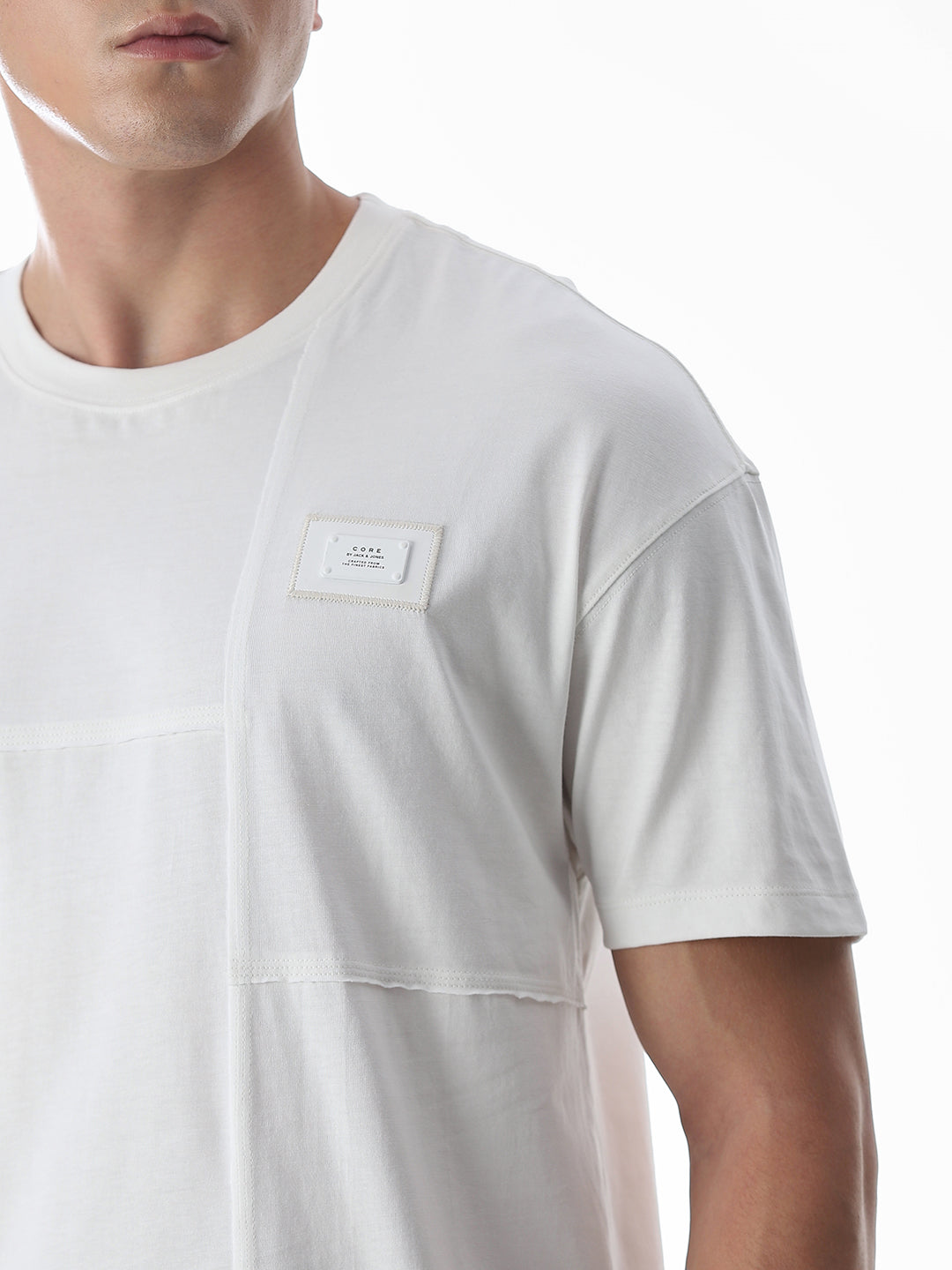 White Cotton Oversized T-shirt