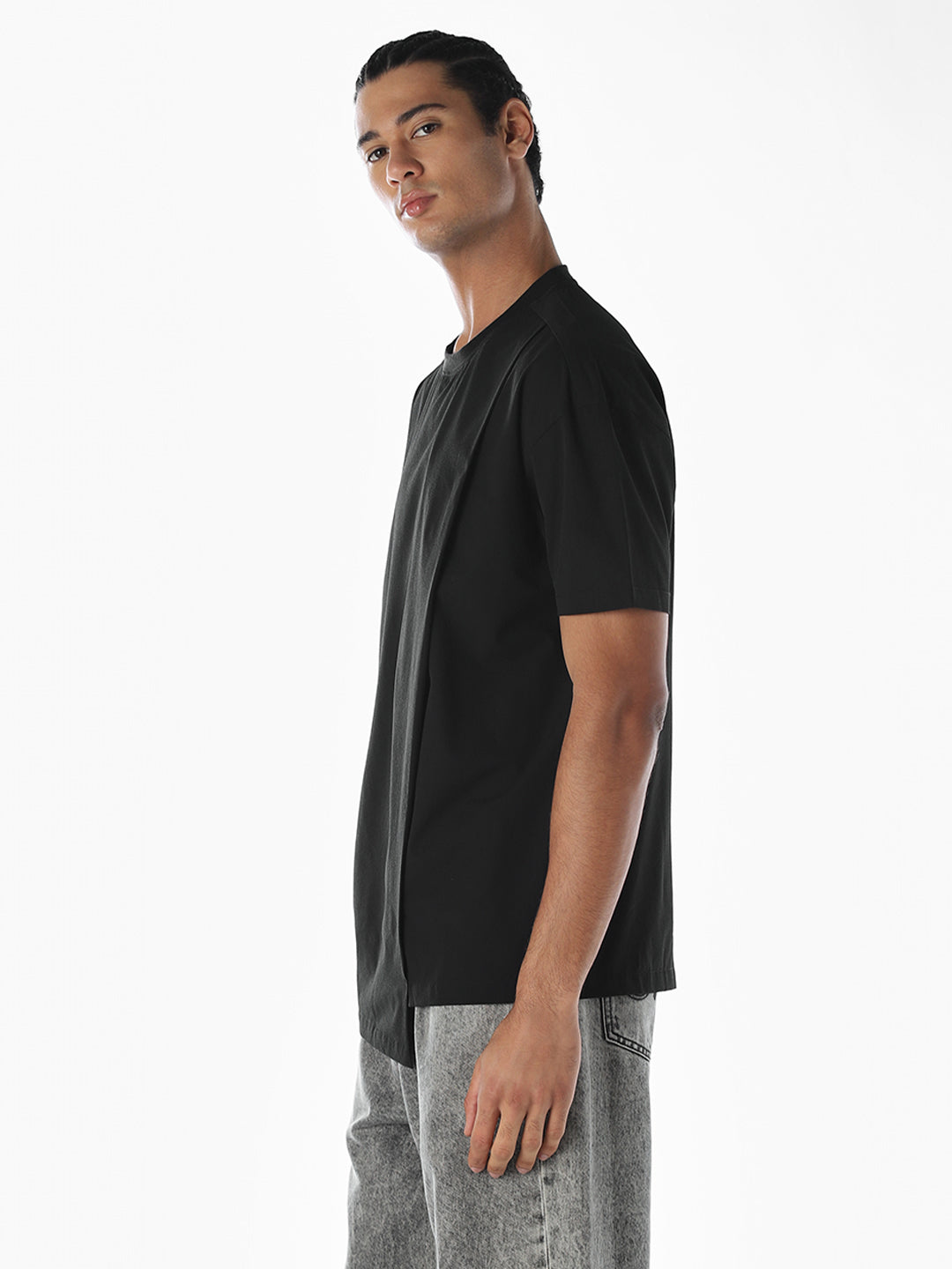 Asymmetric Cotton Oversized T-Shirt