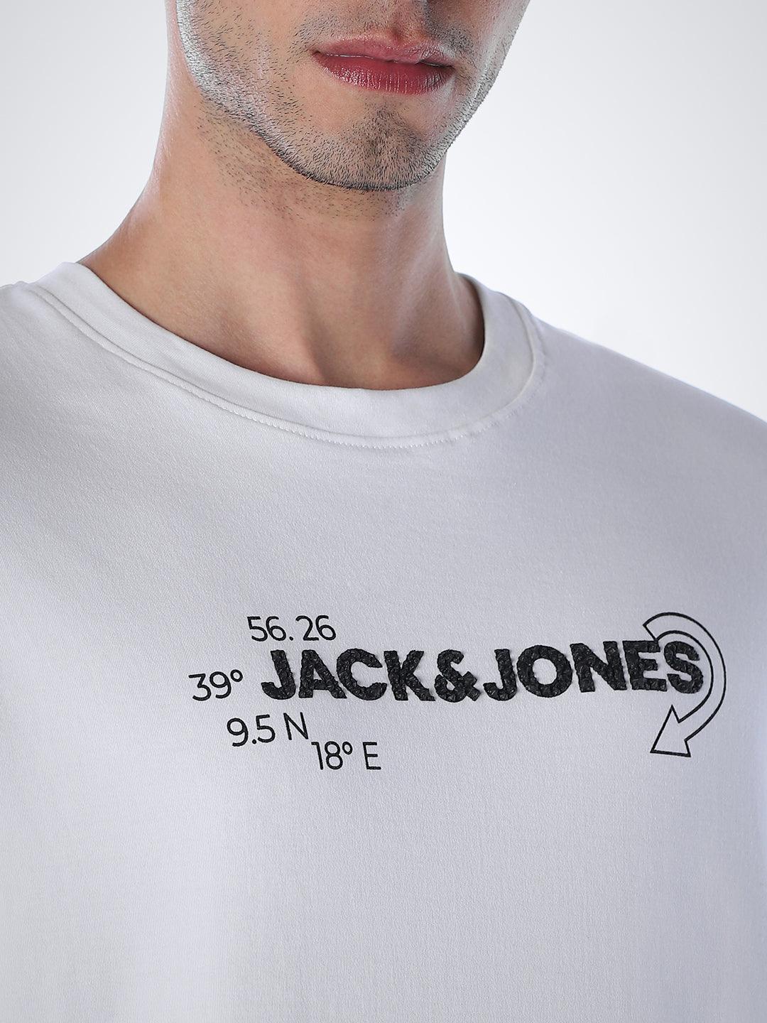 Printed Oversized T-shirt - White