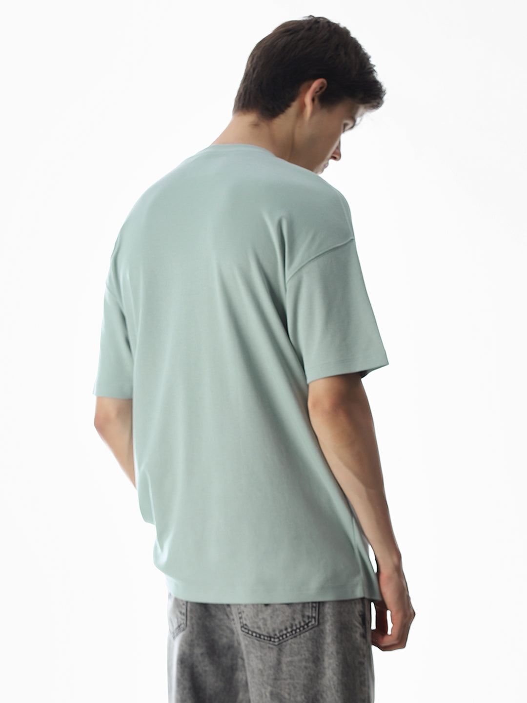 Greeb One-Patch Pocket Oversized T-shirt