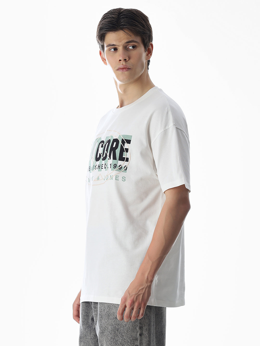 Green Embroidered Logo T-shirt