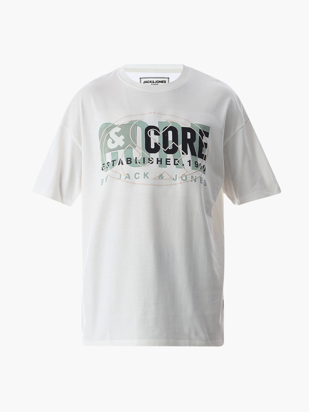 Green Embroidered Logo T-shirt