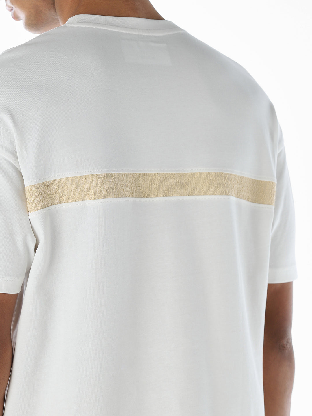 Contrast Pocket Cotton Oversized T-shirt