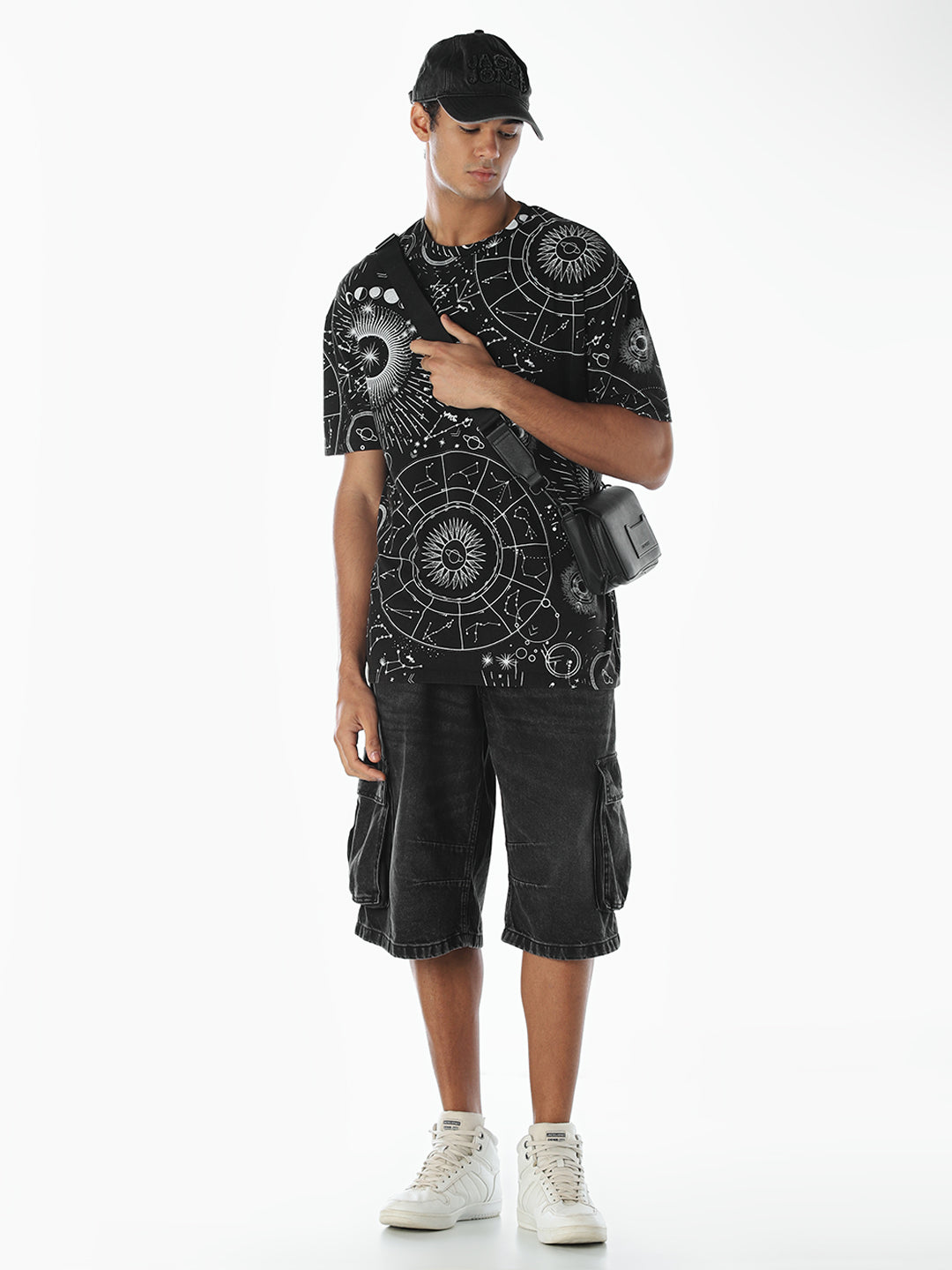 Printed Cotton Crew Neck T-shirt