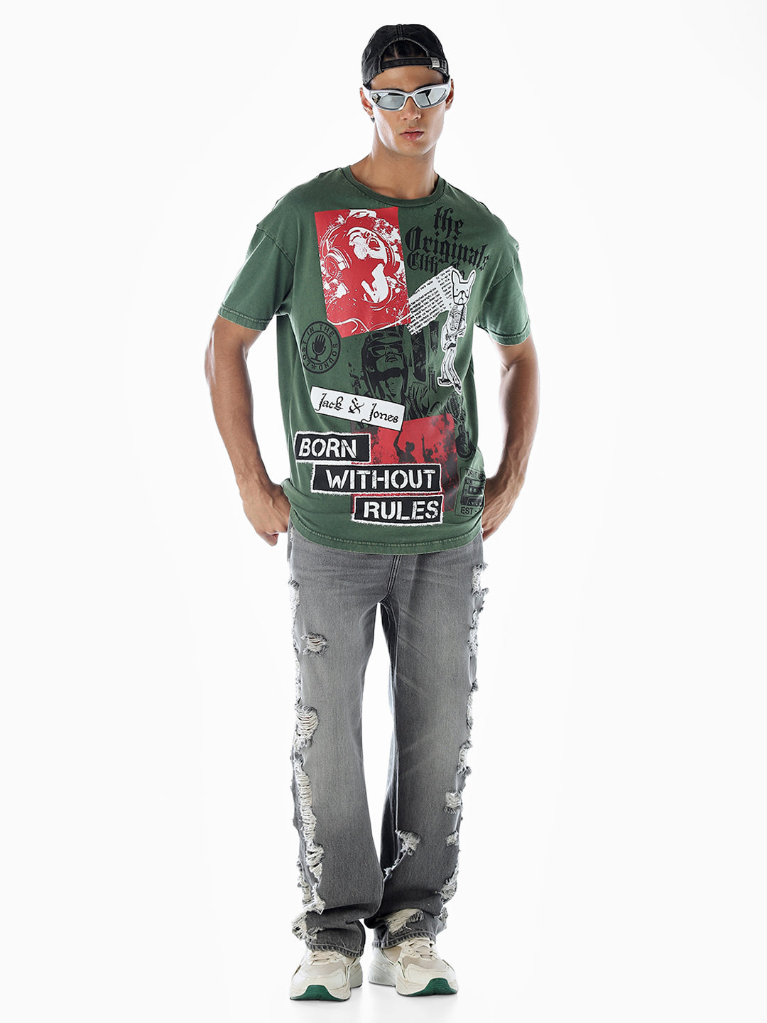 Graphic Print Cotton T-shirt