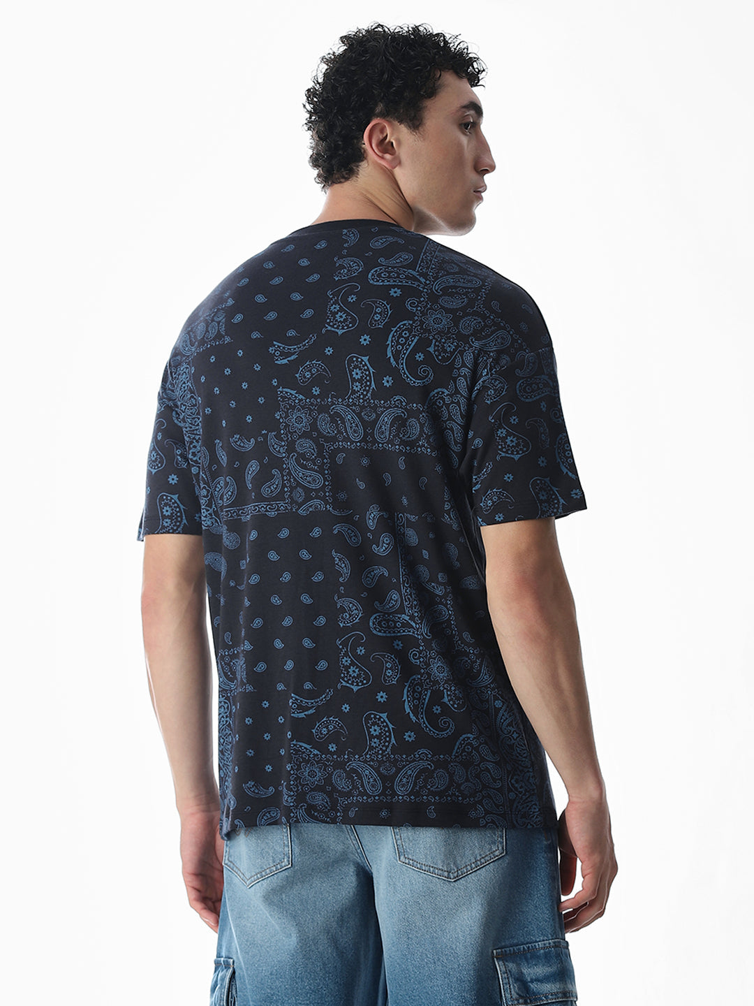 Embroidered Cotton Boxy Fit T-shirt