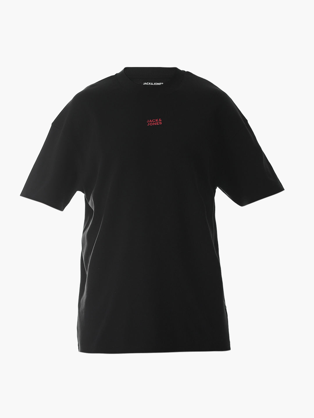 Black Logo Print Oversized T-shirt