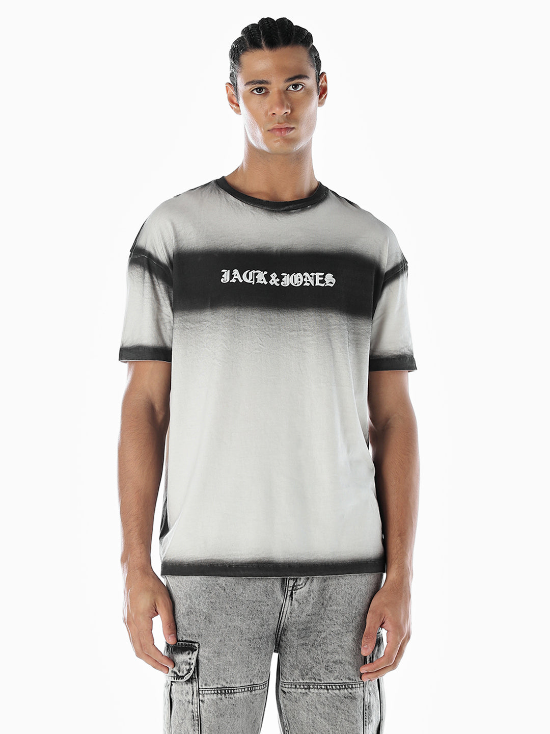 Printed Crew Neck Cotton T-Shirt