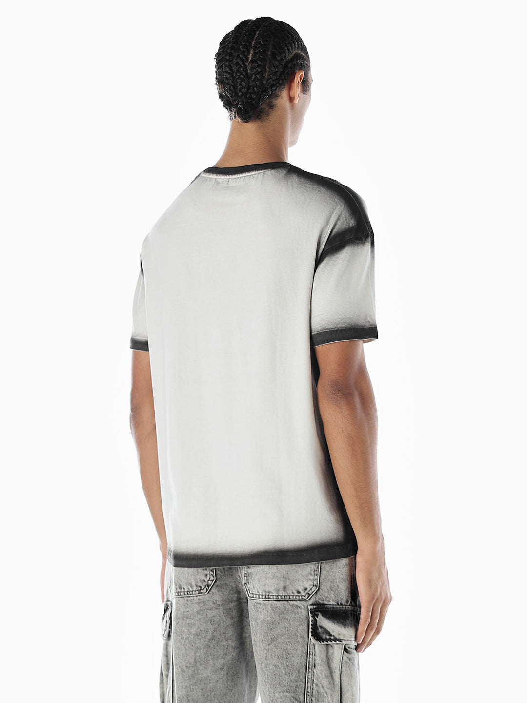 Printed Crew Neck Cotton T-Shirt