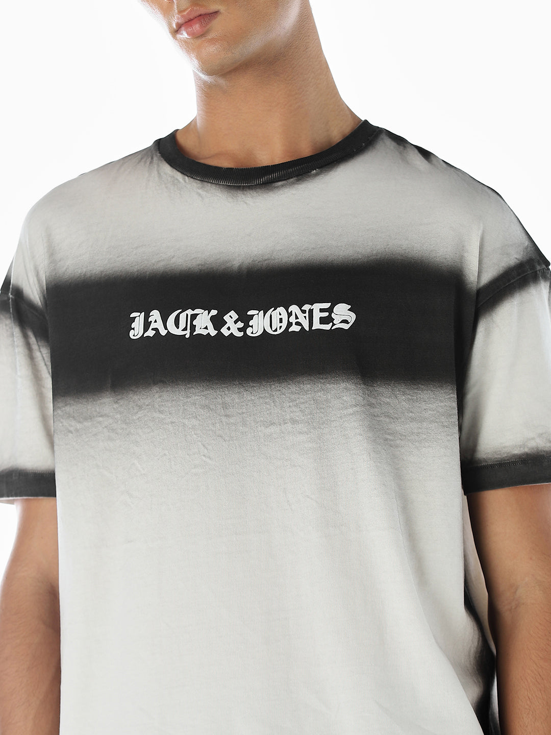 Printed Crew Neck Cotton T-Shirt