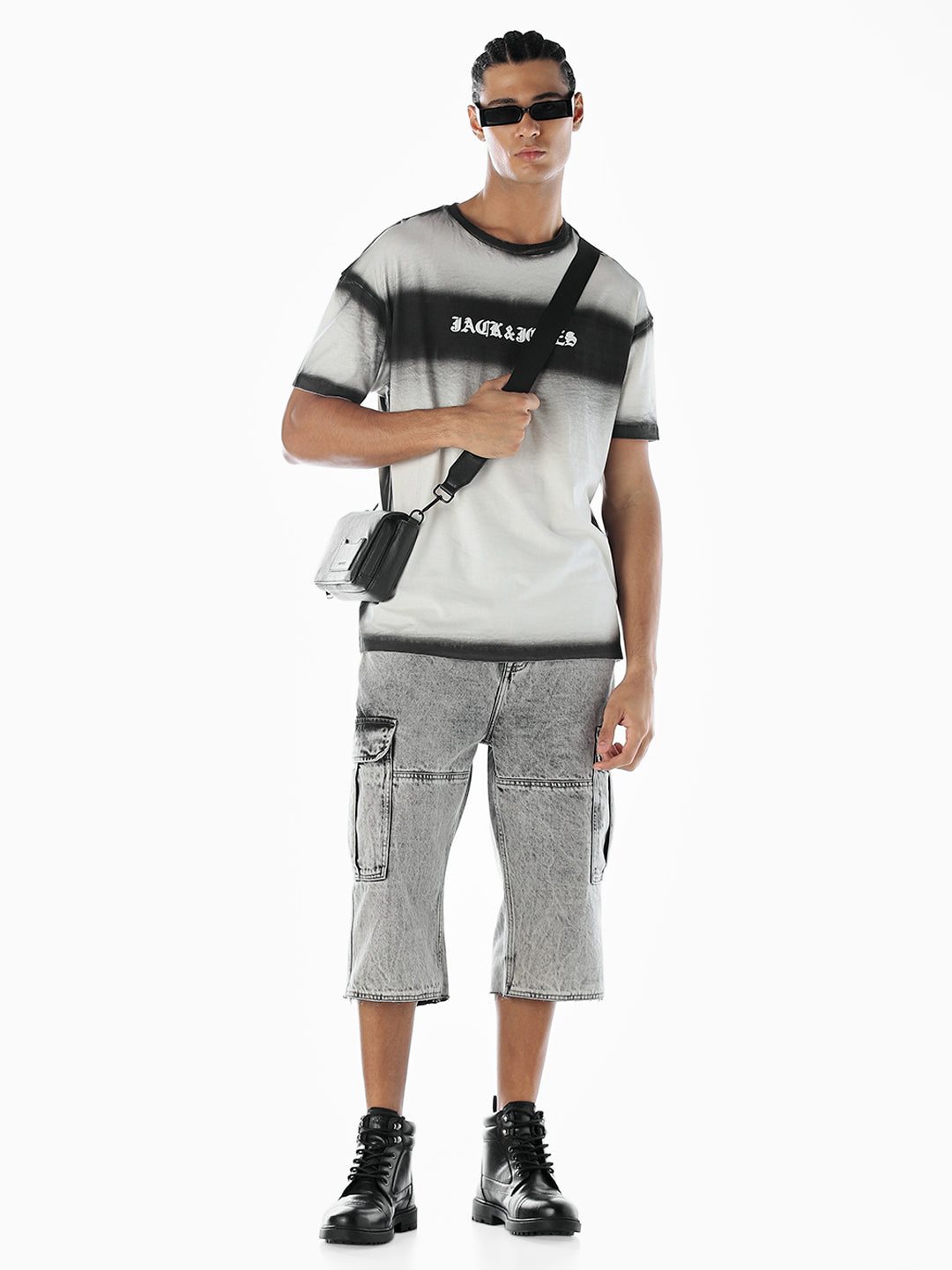 Printed Crew Neck Cotton T-Shirt