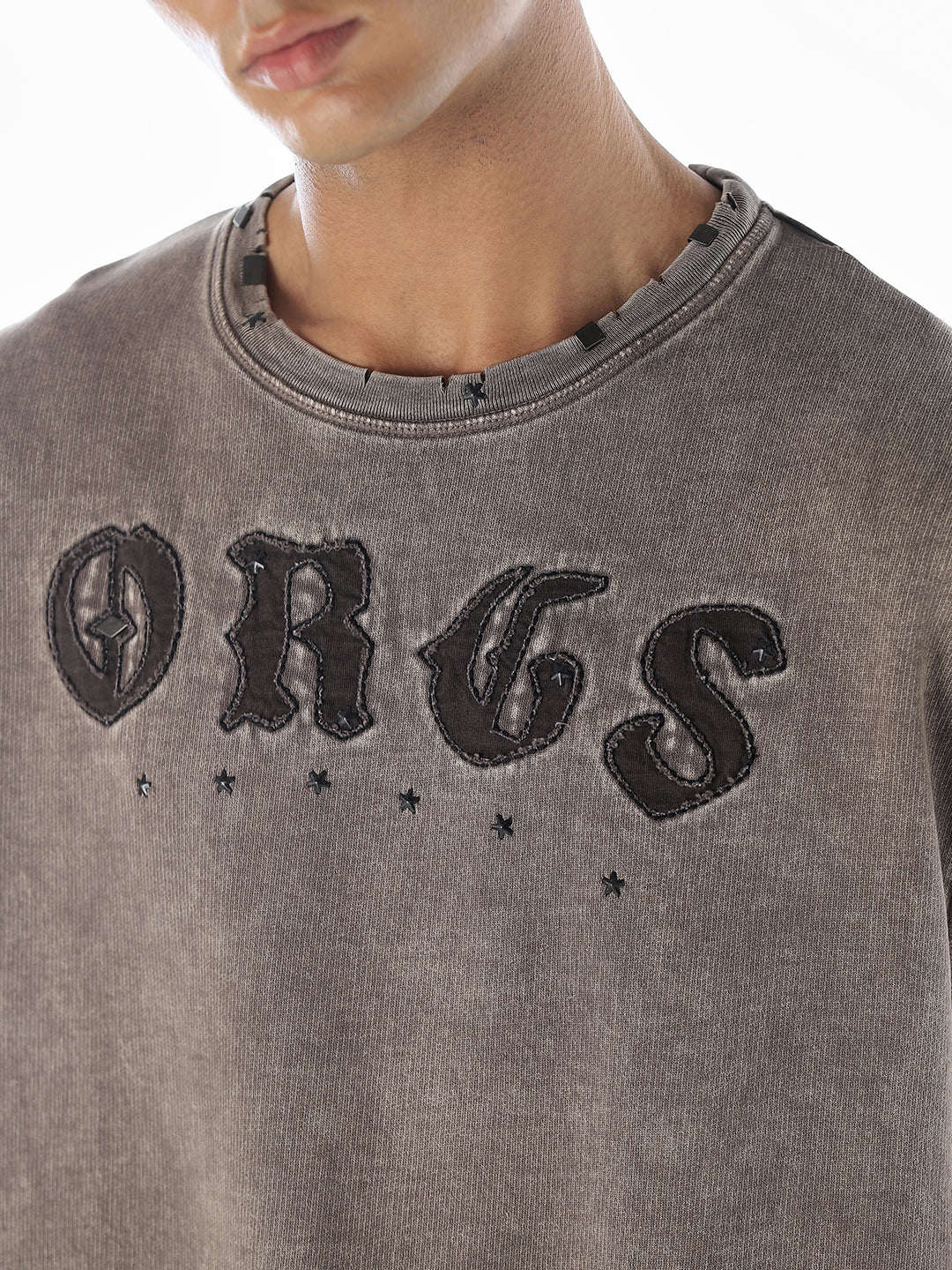 Applique Raw Edge T-shirt