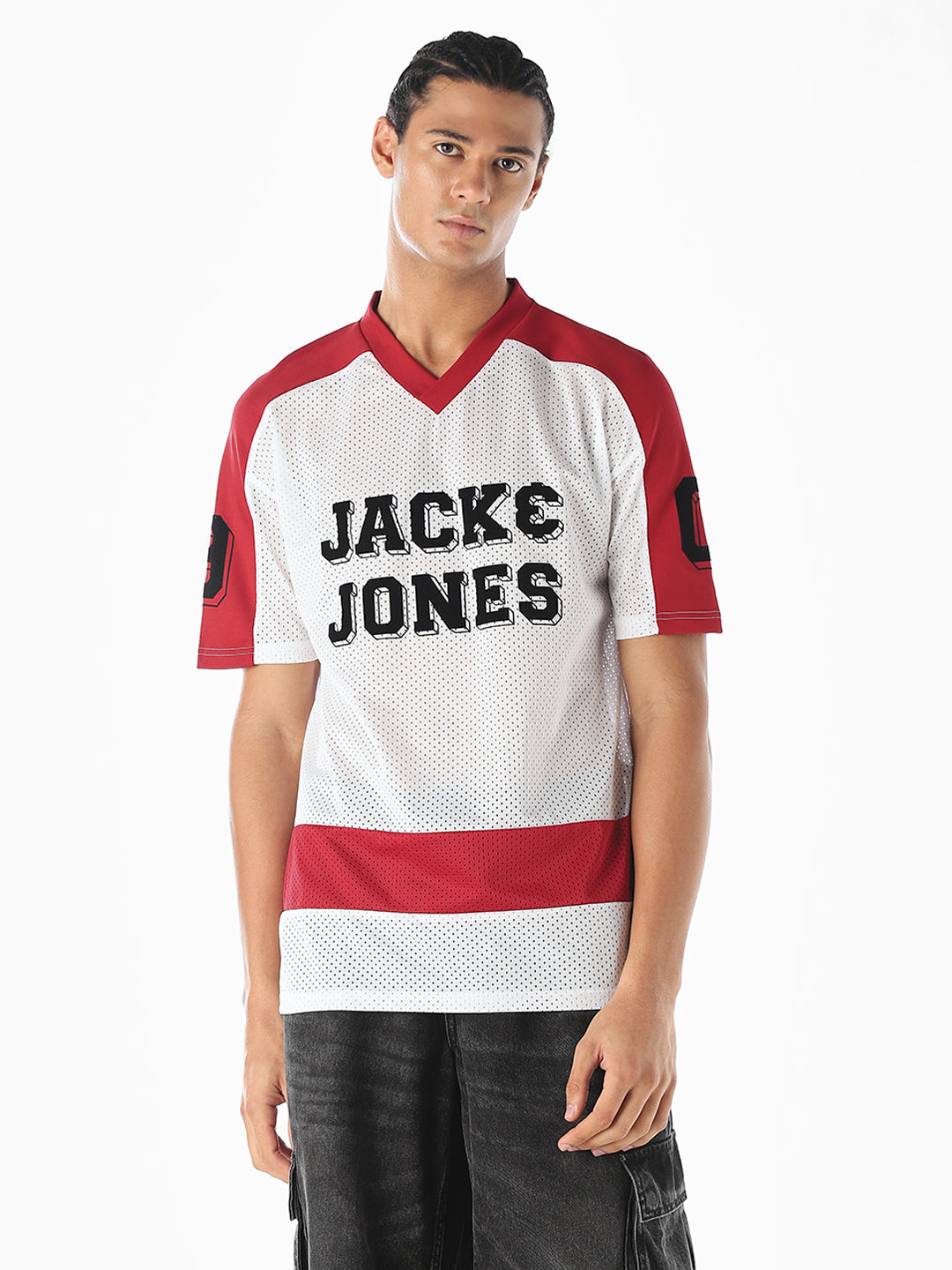 Cut & Sew Jersey Boxy Fit T-shirt