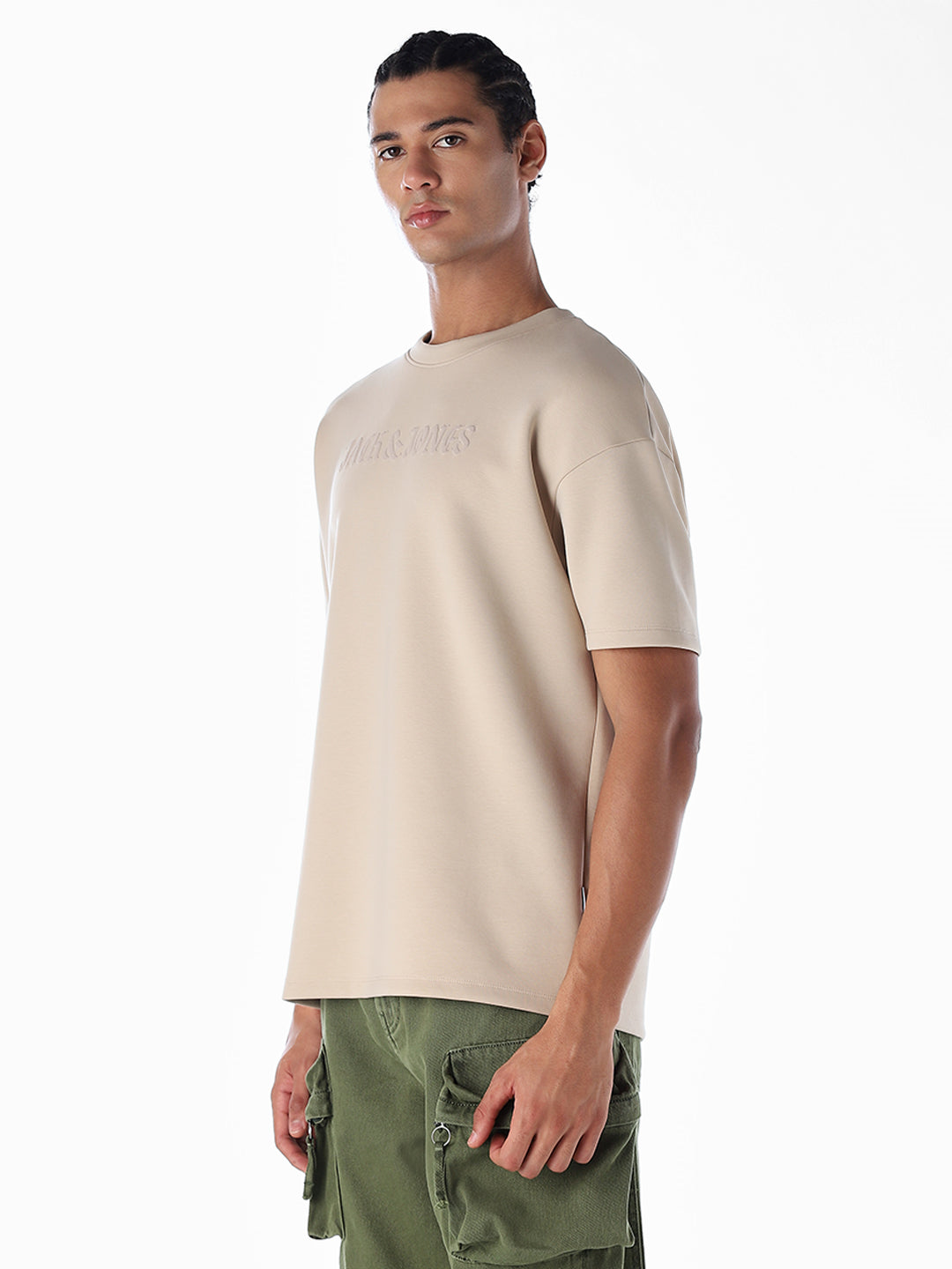 Typography Print Oversized T-shirt