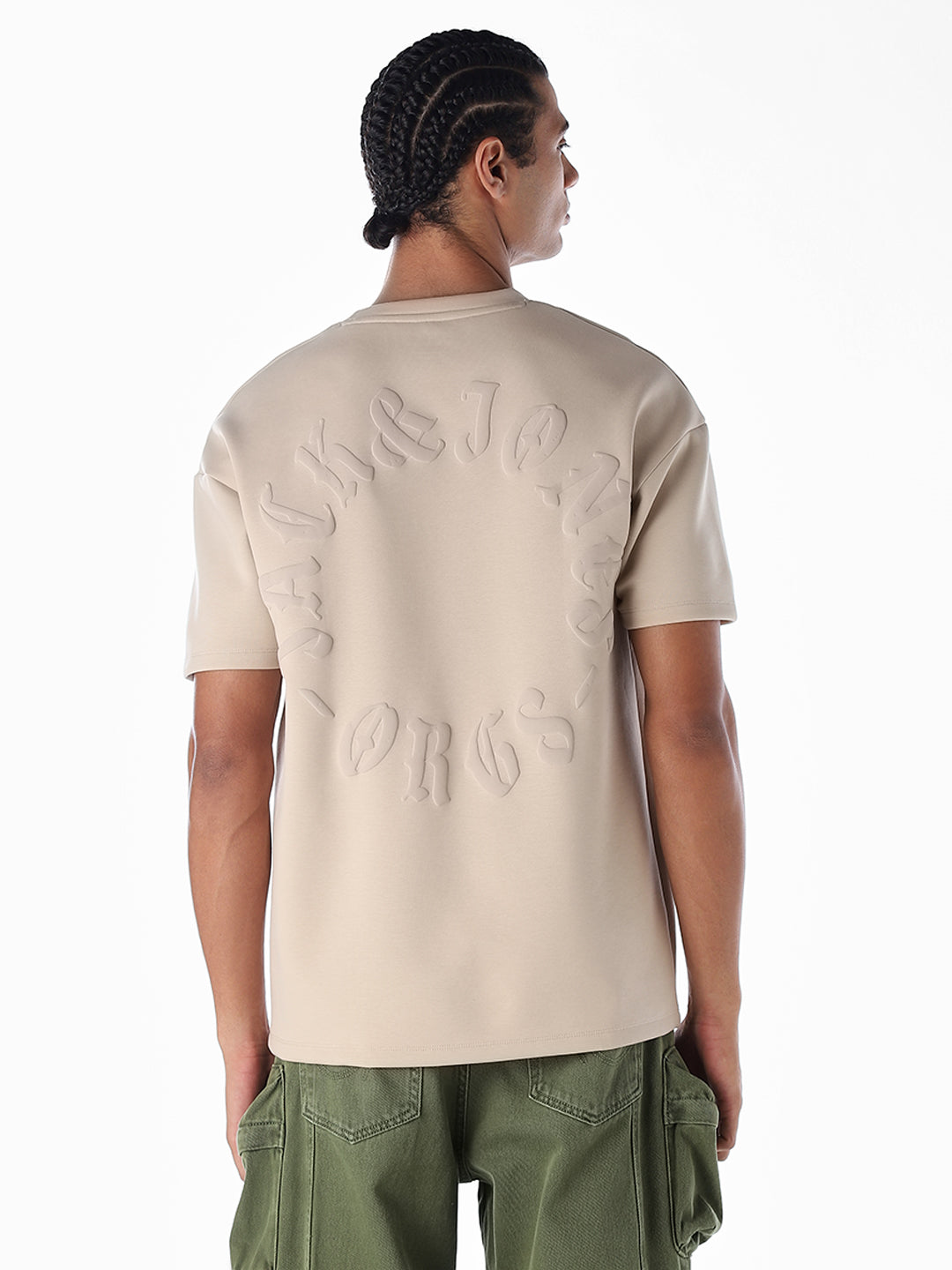 Typography Print Oversized T-shirt