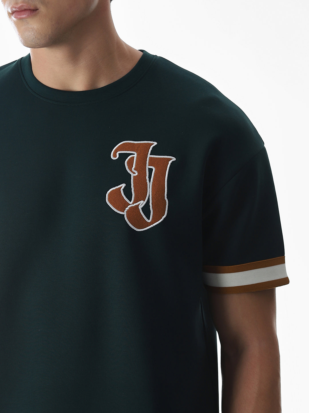 Green Varsity Drop Shoulder T-shirt