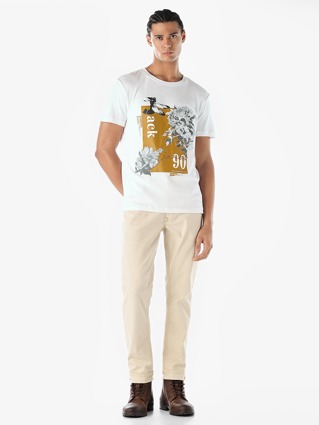 Graphic Print Cotton T-shirt