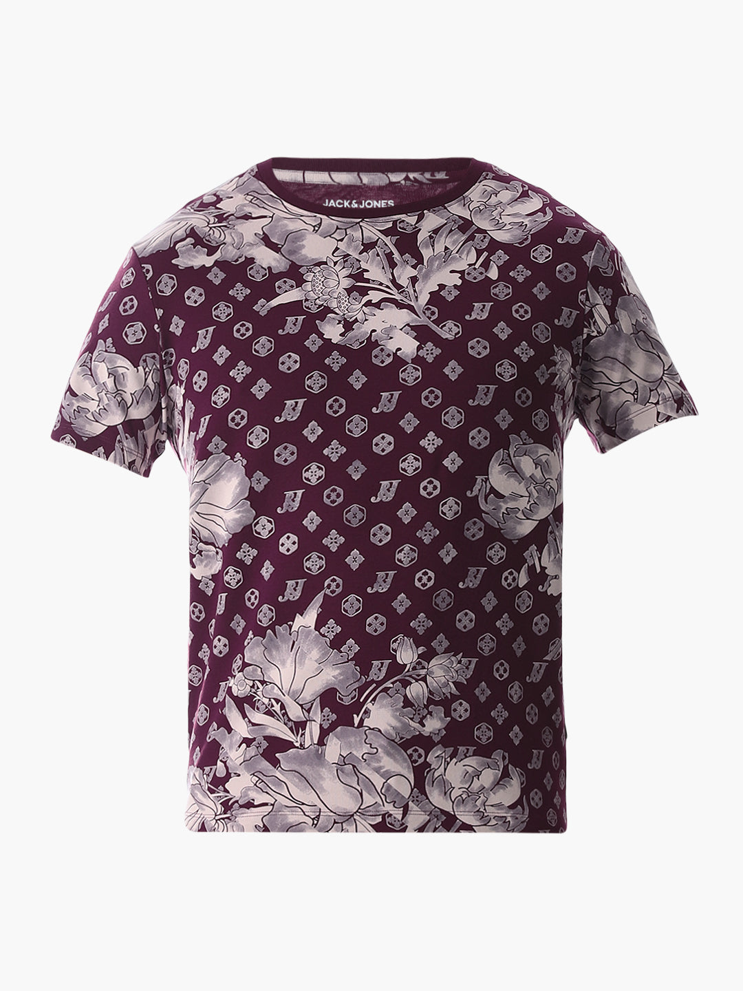 Wine Abstract Print T-shirt