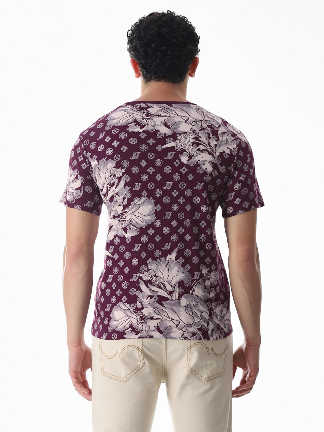 Wine Abstract Print T-shirt