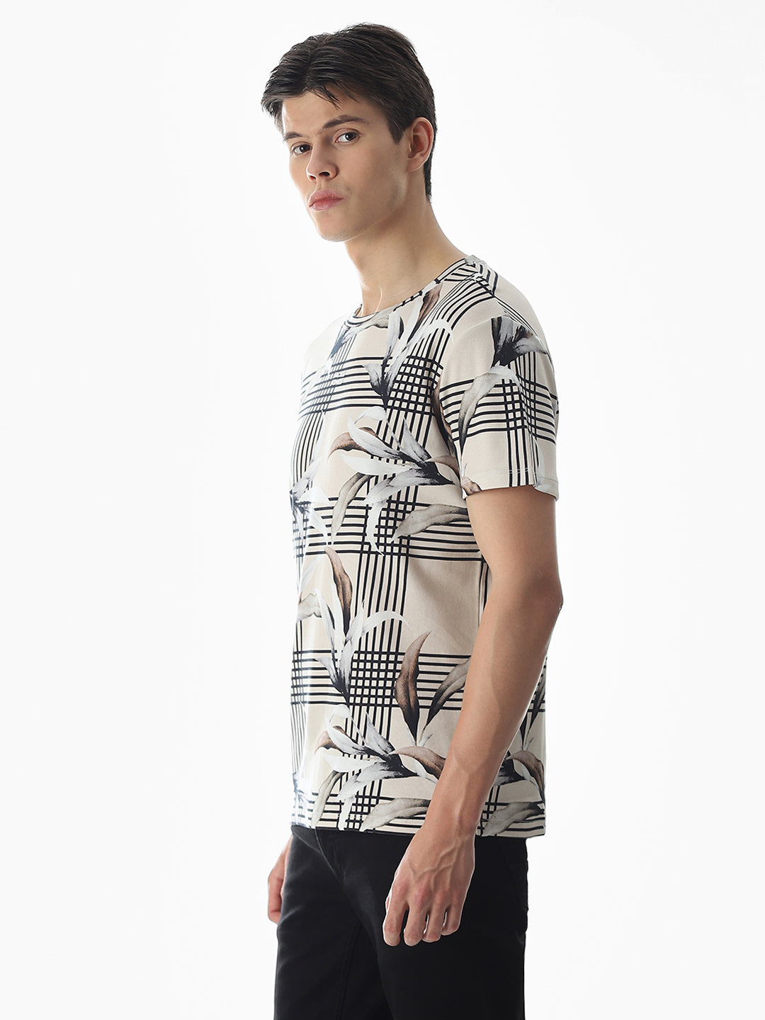 Printed Crew Neck T-shirt