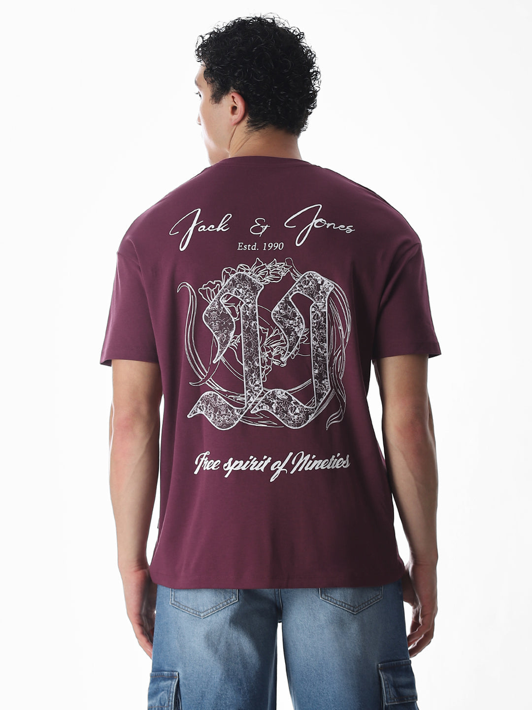 Typographic Logo Print Oversized T-shirt