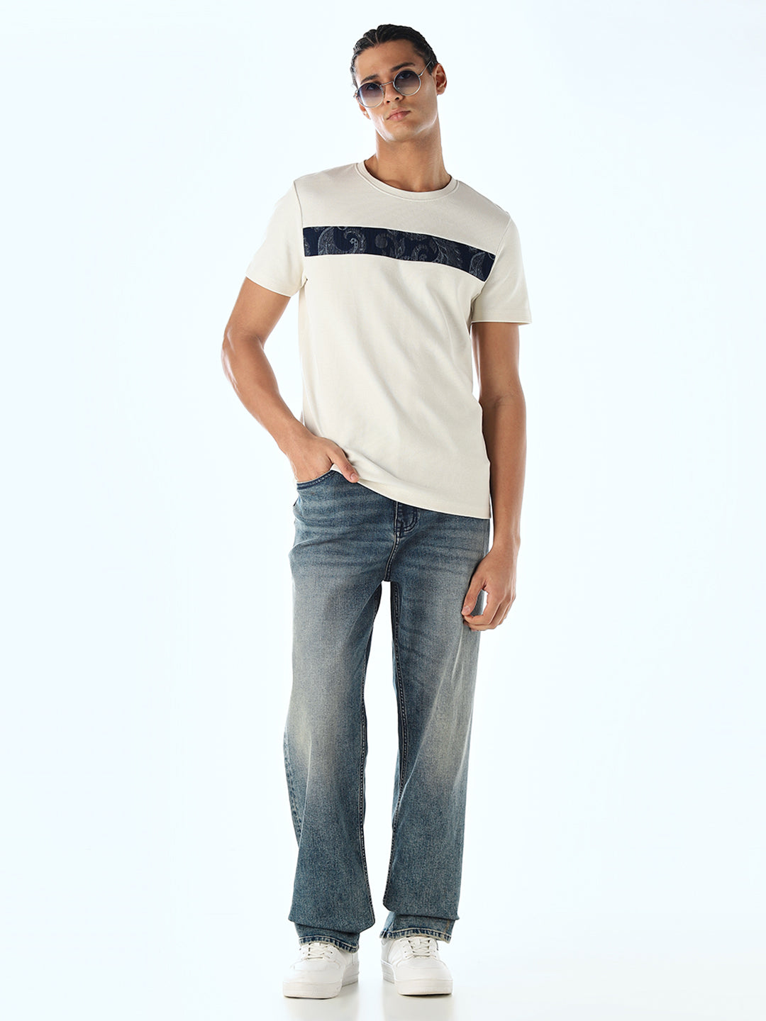 Cut & Sew Regular Fit T-shirt