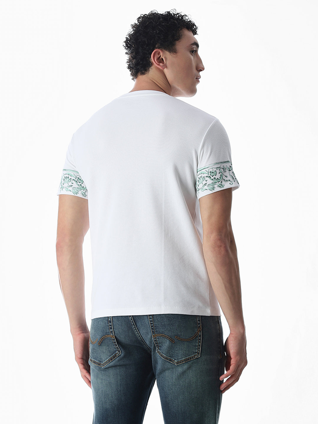 Printed Pocket Cotton T-shirt