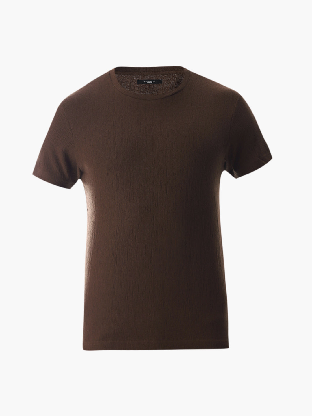 Dark Brown Crew Neck T-shirt