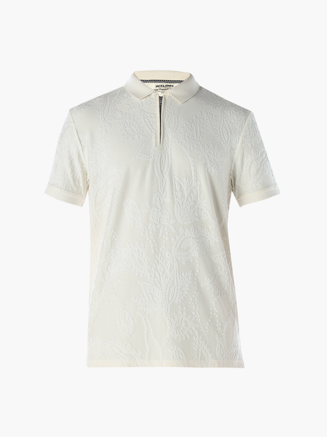Jacquard Cotton Polo