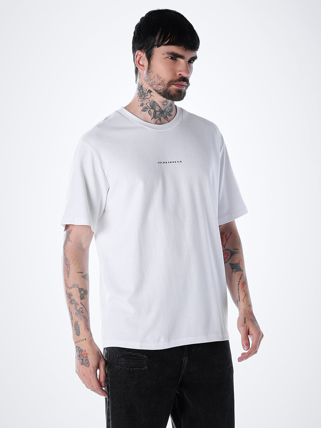 Back Print Oversized T-shirt - White