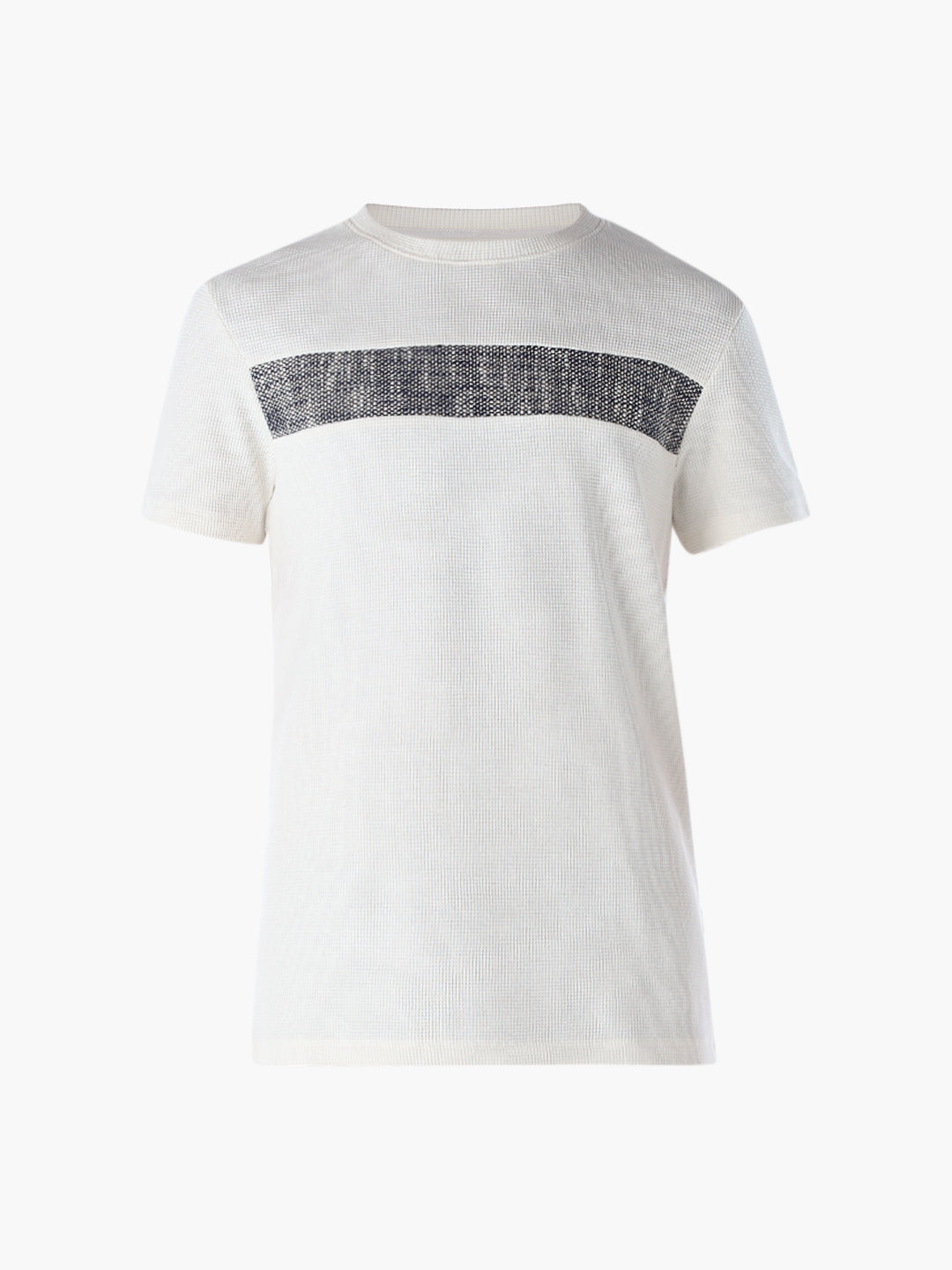 White Embroidered Cotton T-shirt