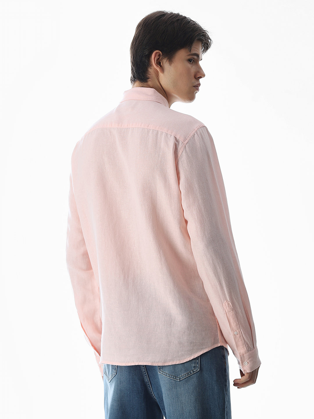 Pink Regular Fit Shirt