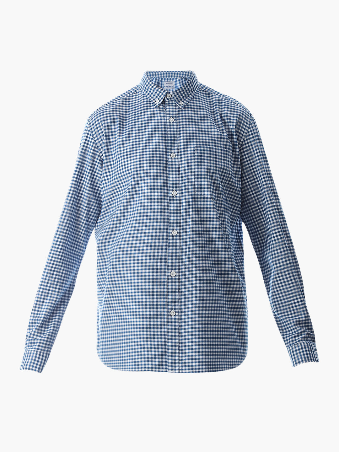 Blue Check Print Shirt