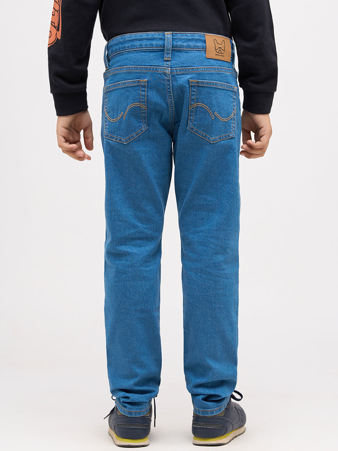 Boys Mid Rise Clark Regular Fit Jeans