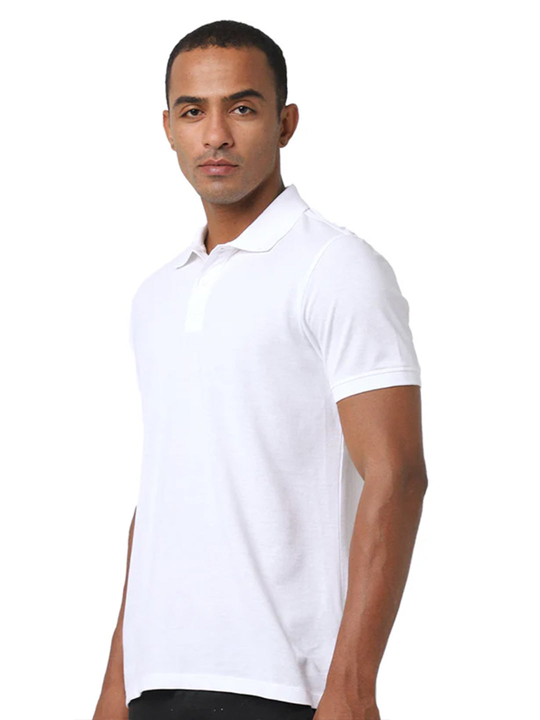 White Regular Fit Polo