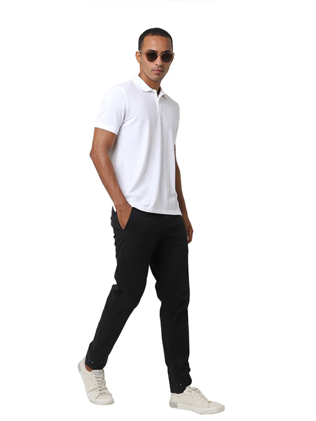 White Regular Fit Polo