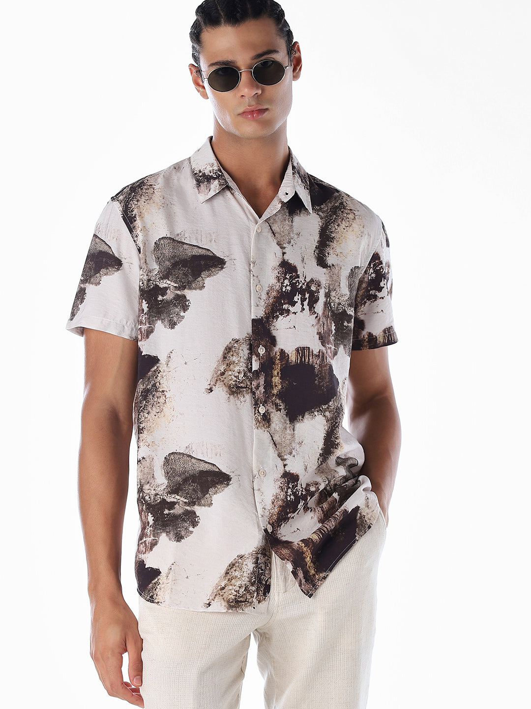 Printed Comfort Fit Shirt