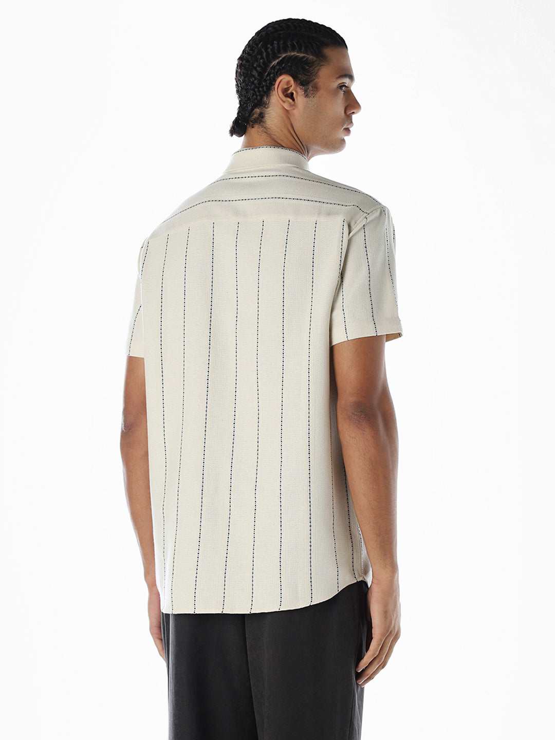 Striped Cotton Comfort Fit Shirt