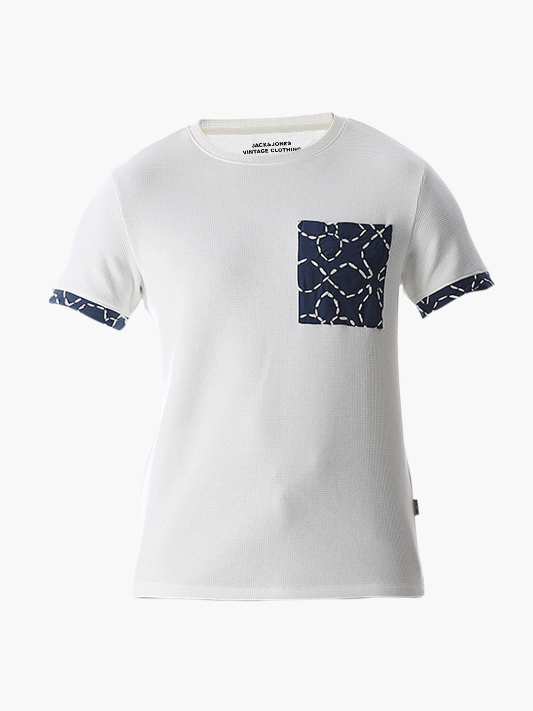 Embroidered Detail Cotton T-shirt
