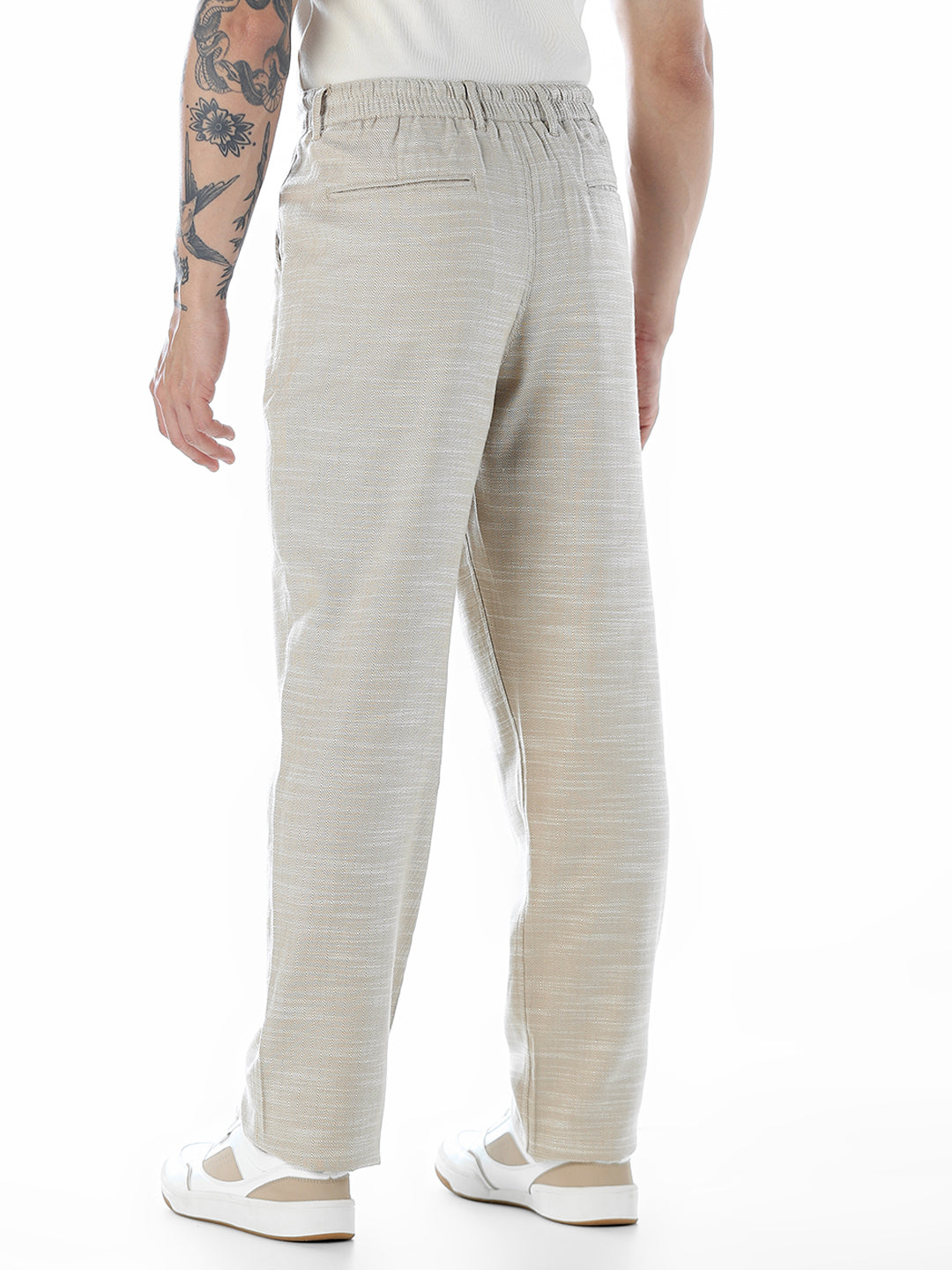 Self-Design Regular Fit Pants