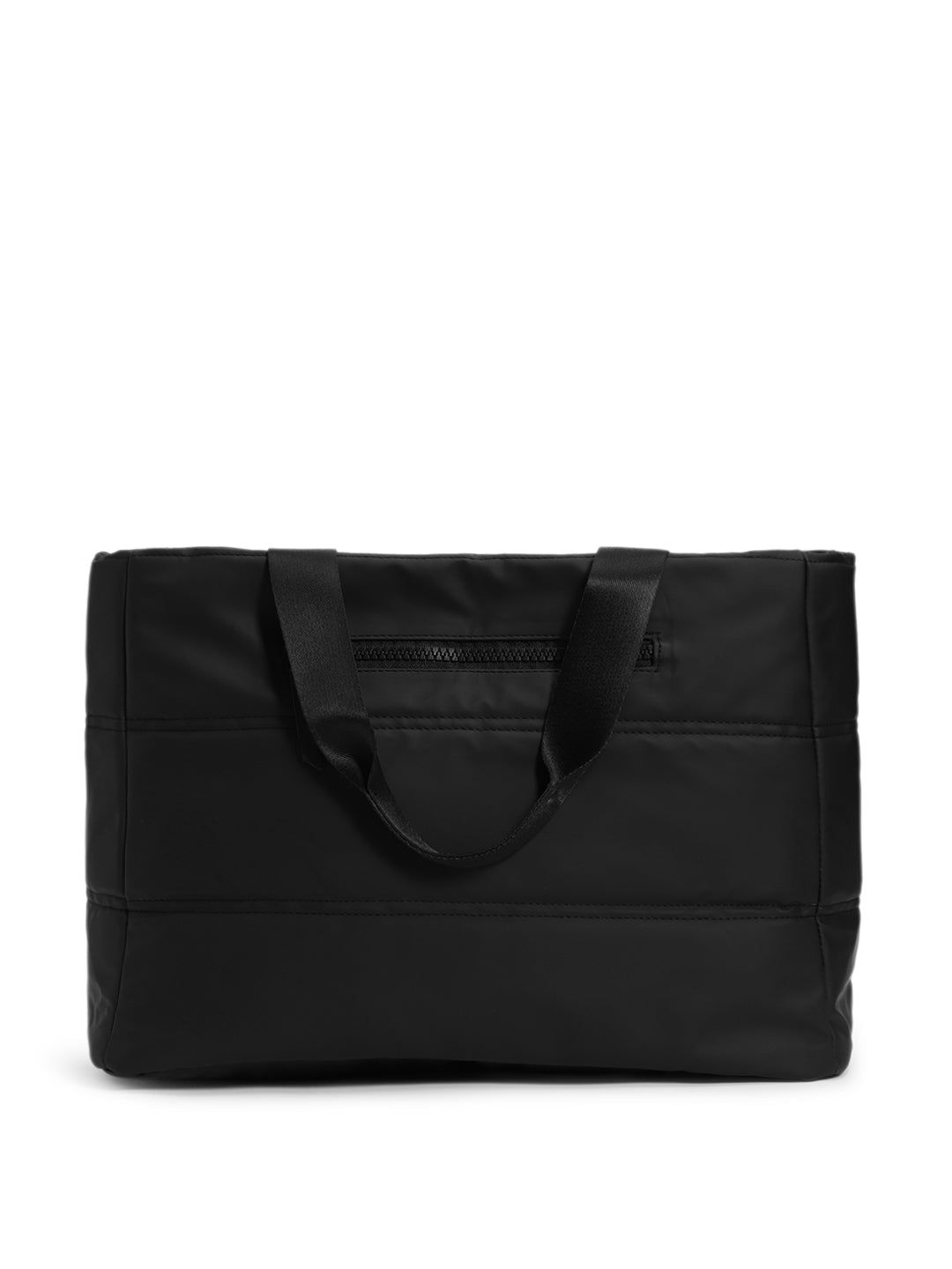 Black PU Tote Bag