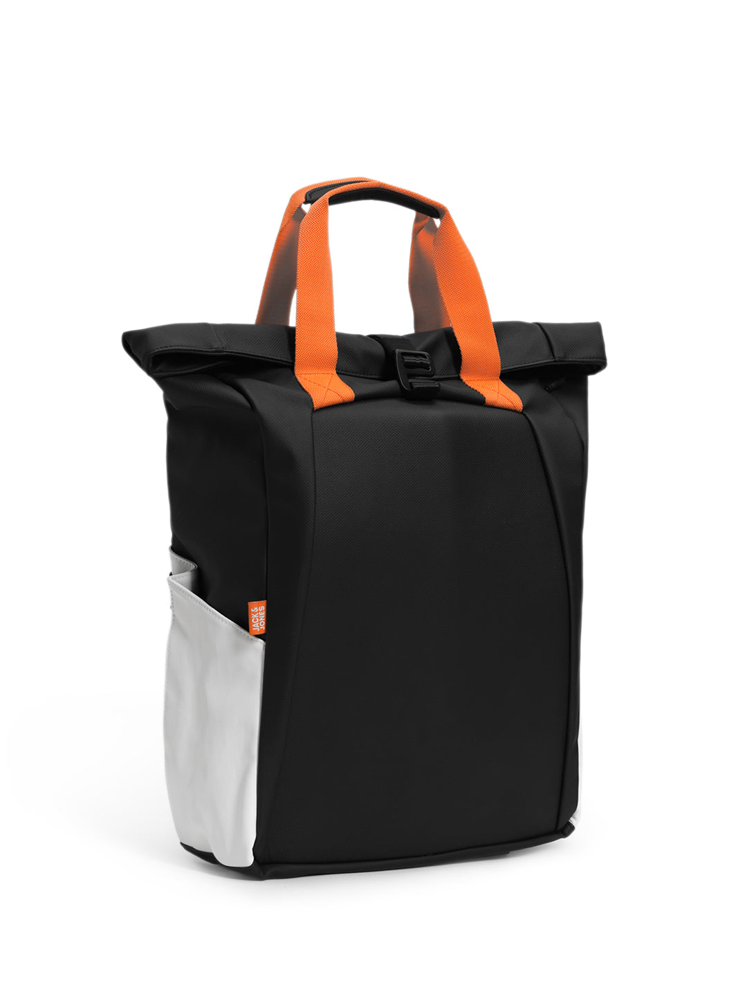 Black Moulded Colourblocked Backpack